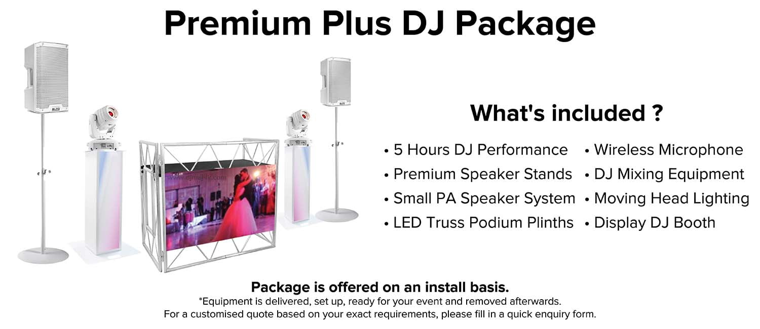 Premium Plus DJ Package Details