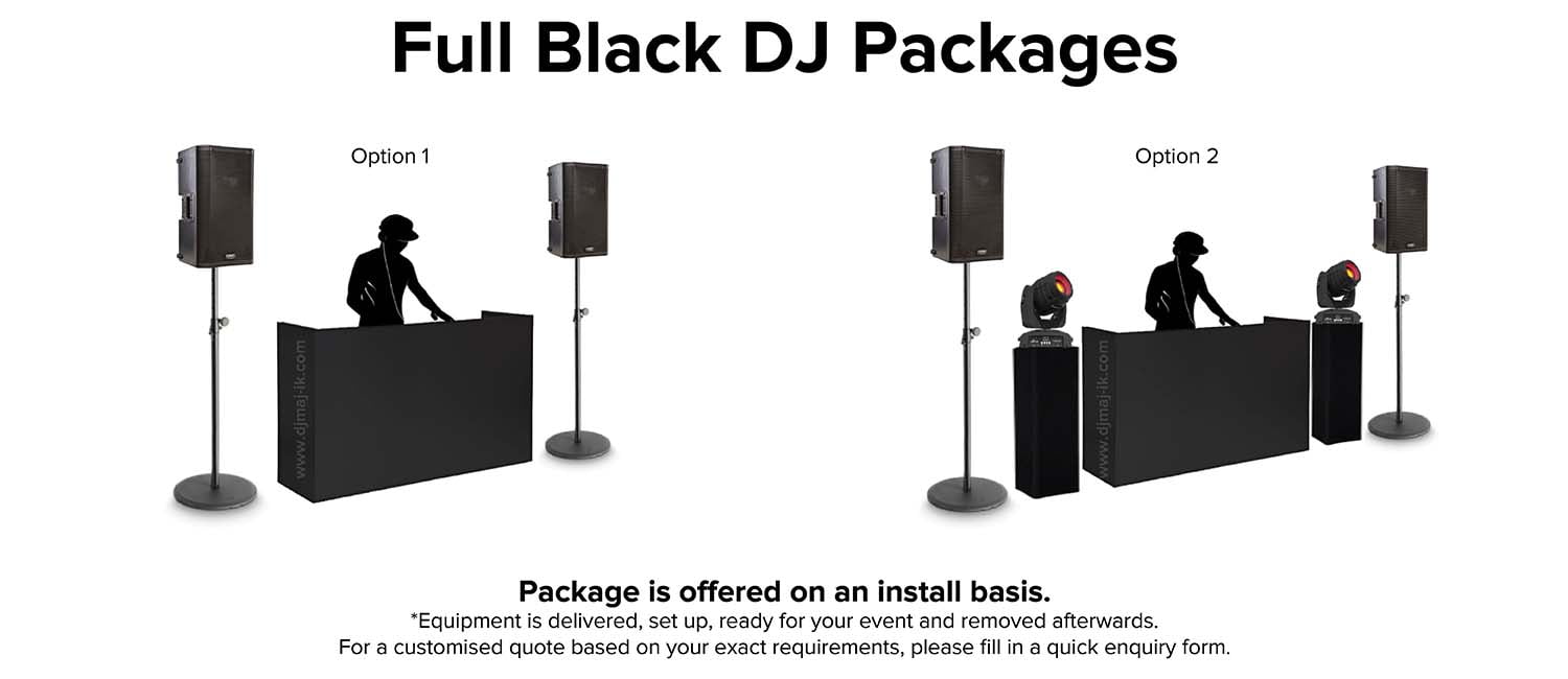 Full Black DJ Package Details